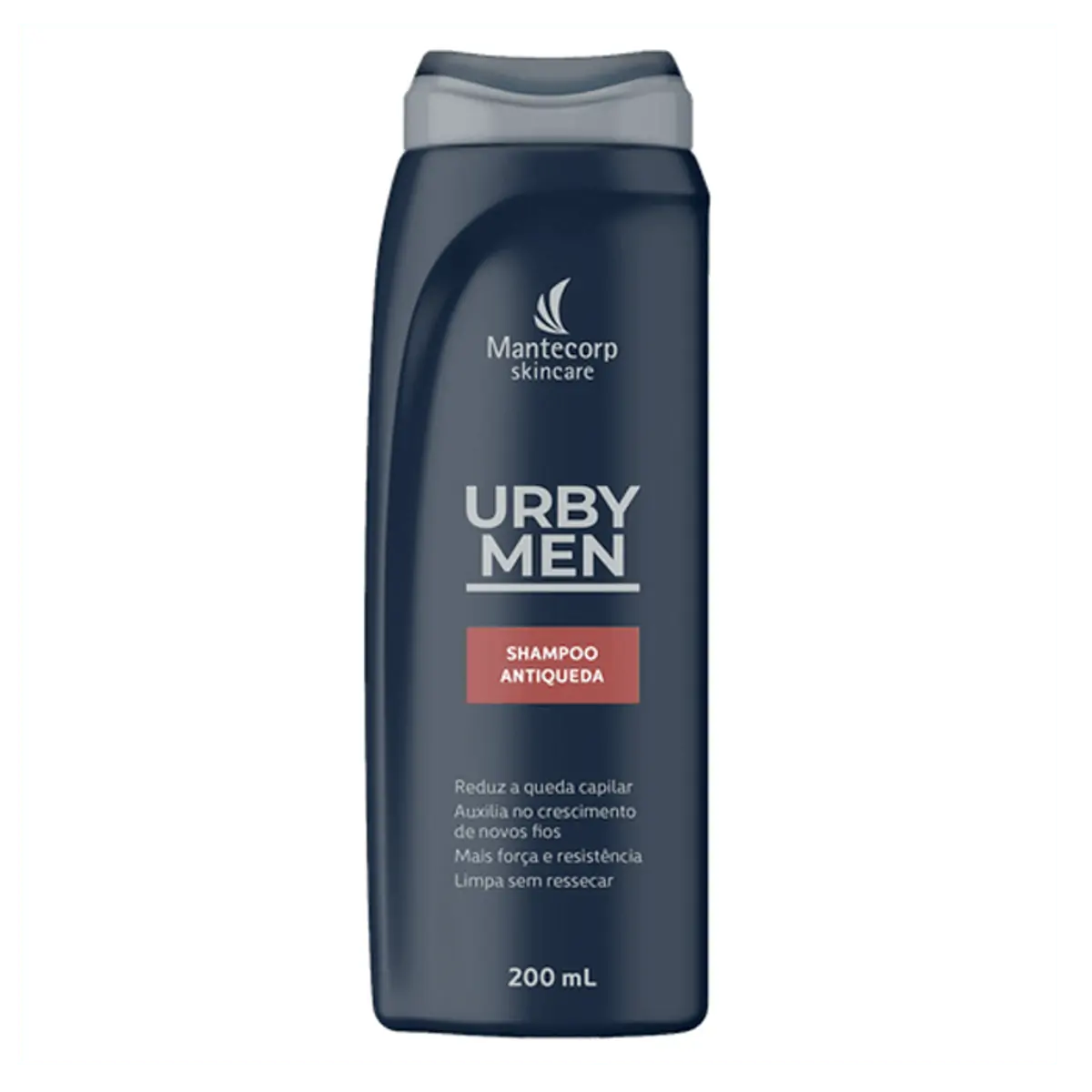 Shampoo Antiqueda Mantecorp Skincare Urby Men Frasco 200ml