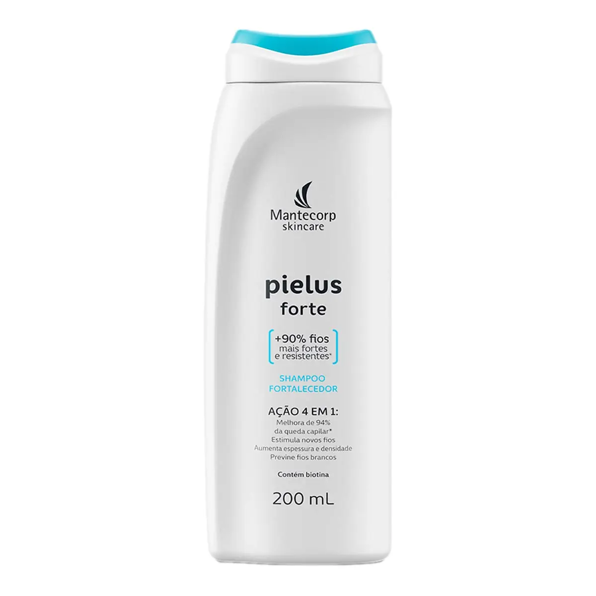 Shampoo Fortalecedor Mantecorp Skincare Pielus Forte Caixa 200ml
