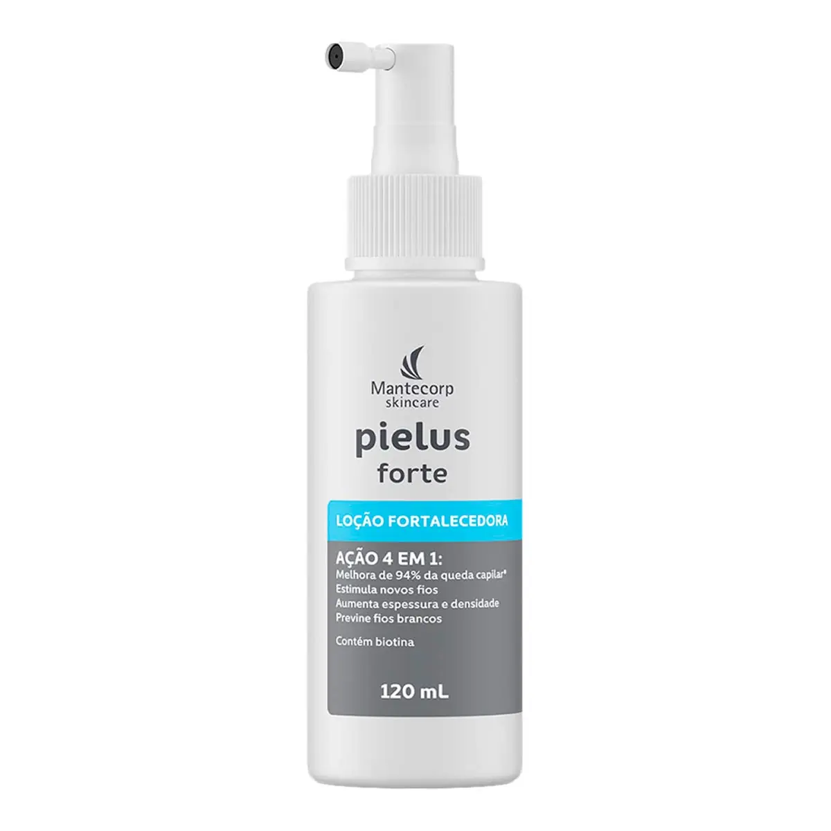 Loção Capilar Fortalecedora Mantecorp Skincare Pielus Forte Caixa 120ml Pump