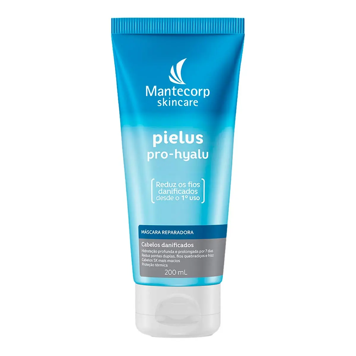 Máscara Reparadora Mantecorp Skincare Pielus Pro Hyalu Bisnaga 200ml