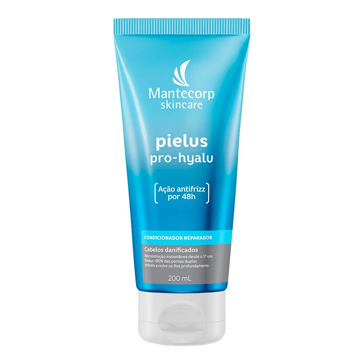 Condicionador Reparador Mantecorp Skincare Pielus Pro Hyalu Bisnaga 200ml
