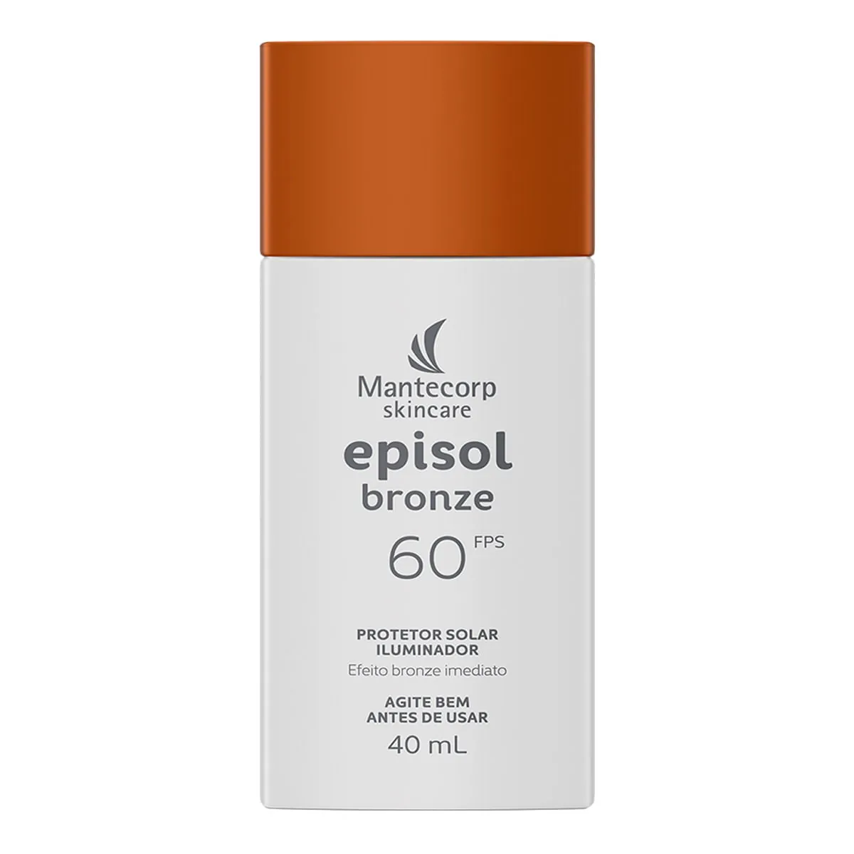 Protetor Solar Mantecorp Skincare FPS 60 Episol Iluminador Bronze 40ml