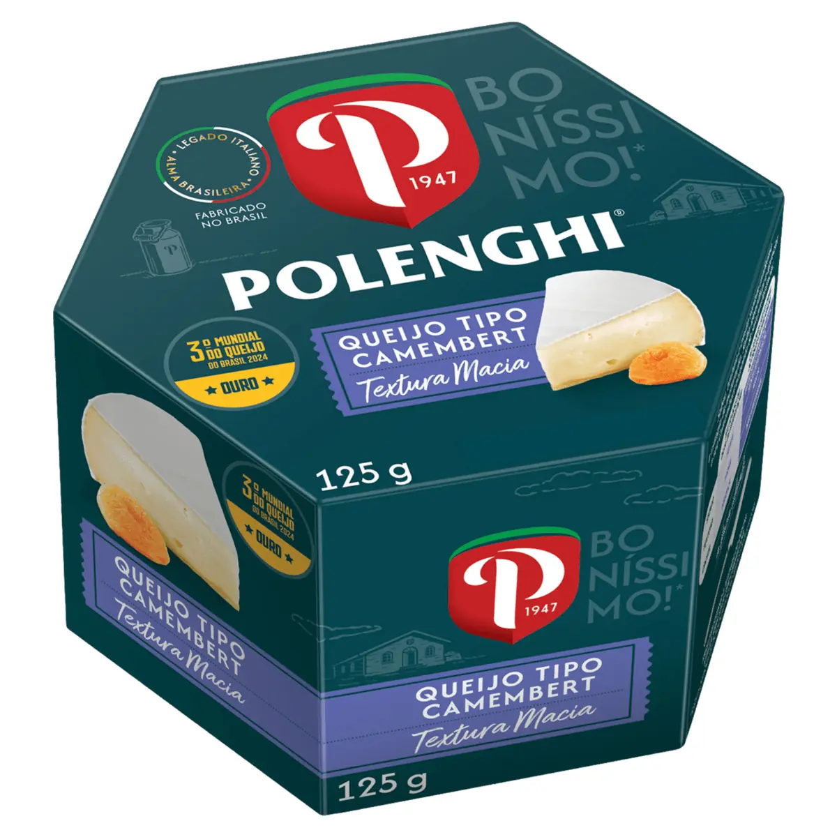 Queijo Camembert Peça Polenghi Sélection 125g
