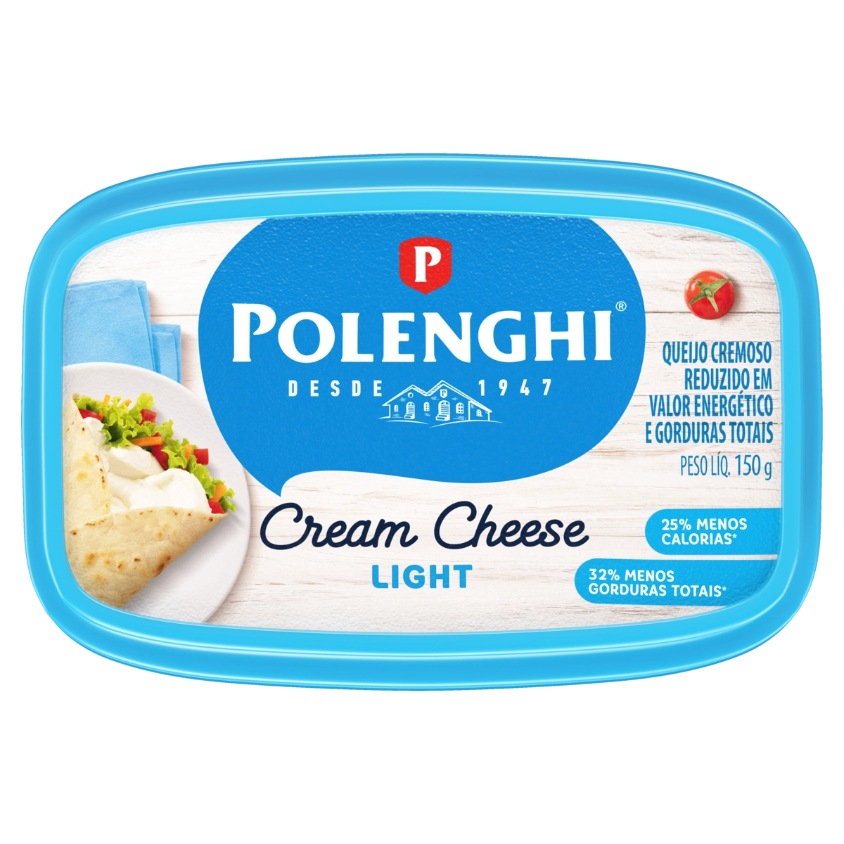 Polenghi Cream Cheese Light Fibras