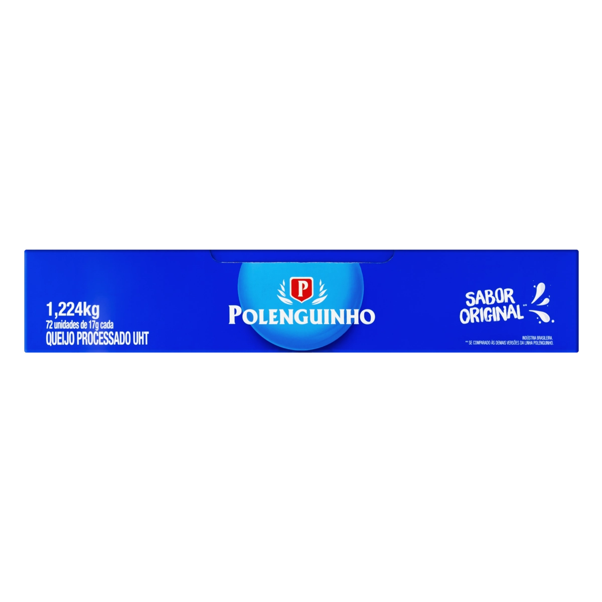 Queijo Processado Uht Original Polenguinho 1,224kg 72 Unidades