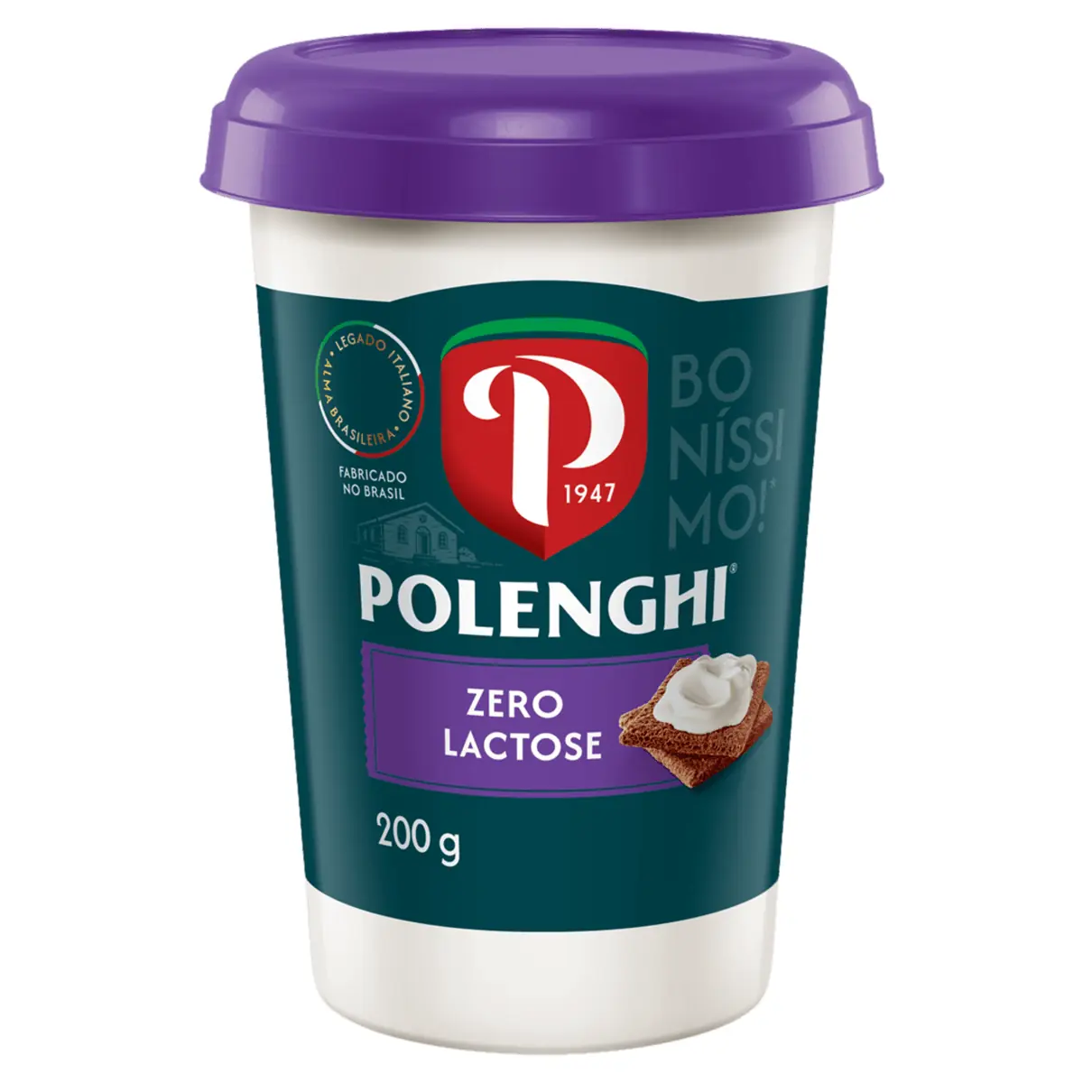 Requeijão Cremoso Light sem Lactose Polenghi 200g
