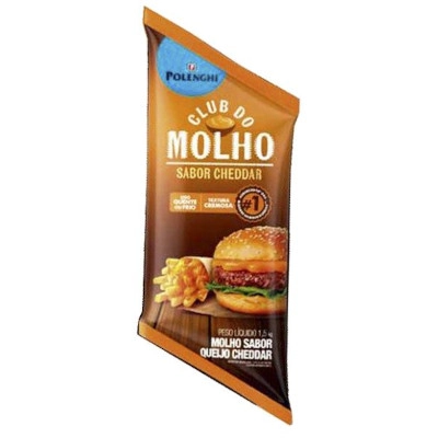 Molho Cheddar Polenghi Club Do Molho Bisnaga 1,5kg