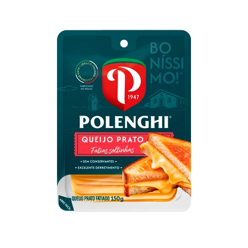 Queijo Prato Fatiado Polenghi 150g