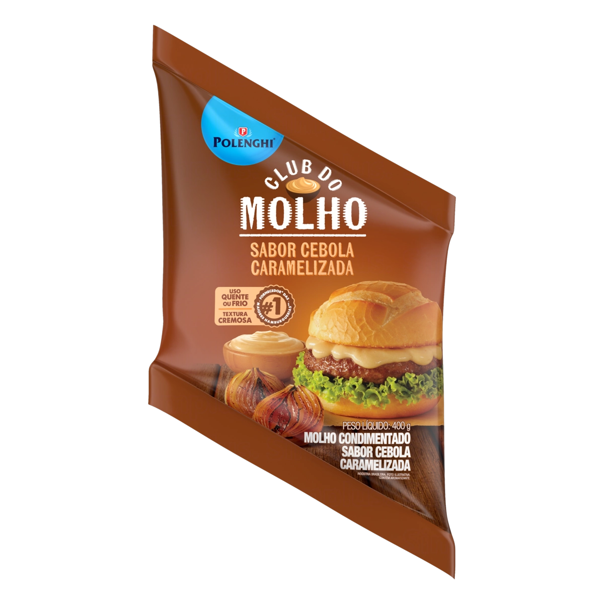 Molho Cebola Caramelizada Polenghi Club Do Molho Bisnaga 400g