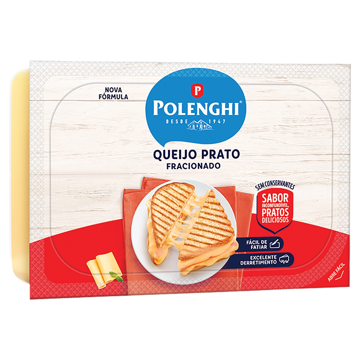Queijo Prato Fracionado Polenghi