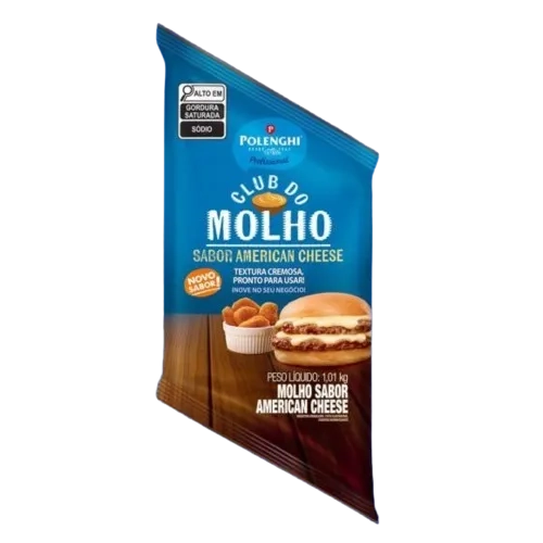 Molho American Cheese Polenghi Club Do Molho Profissional Bisnaga 1,01kg