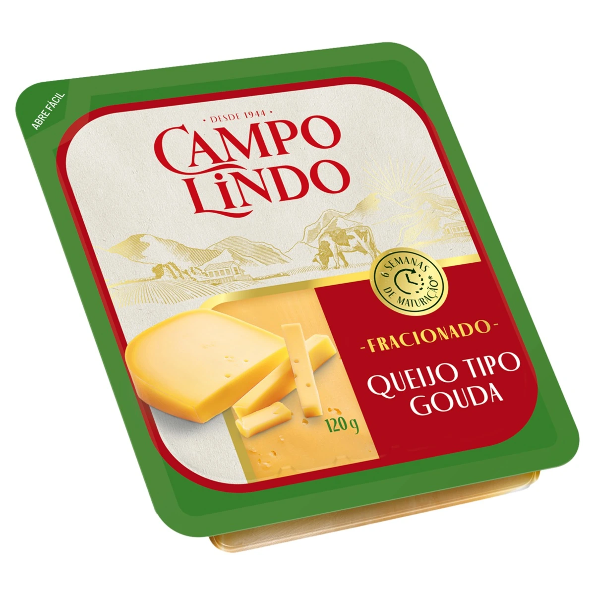 Queijo Gouda Fracionado Campo Lindo 120g