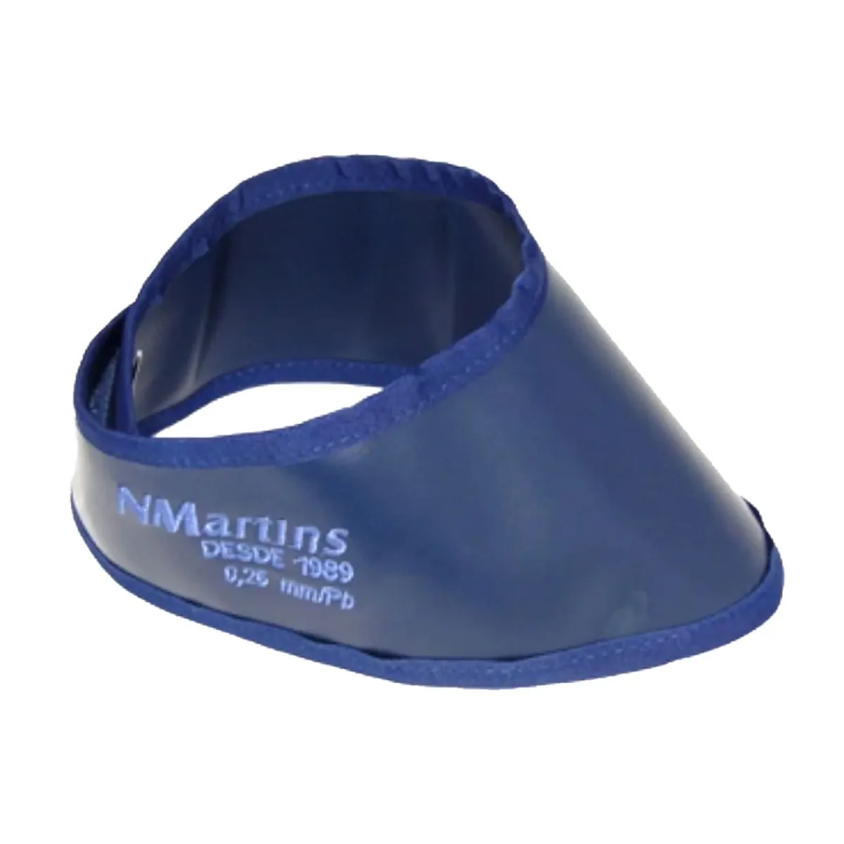 Protetor Tireóide Adulto 0,25mm Pb - N Martins - Protetor Tireóide Adulto 0,25mm Pb Azul Marinho - N