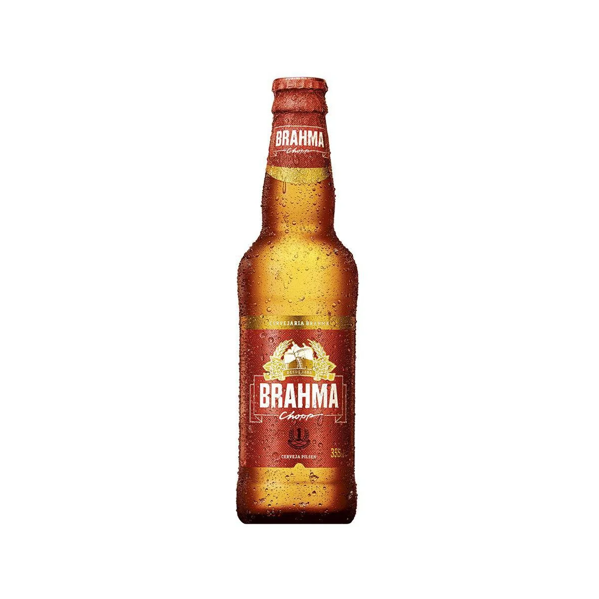 Cerveja Brahma Chopp Pilsen 355ml Long Neck