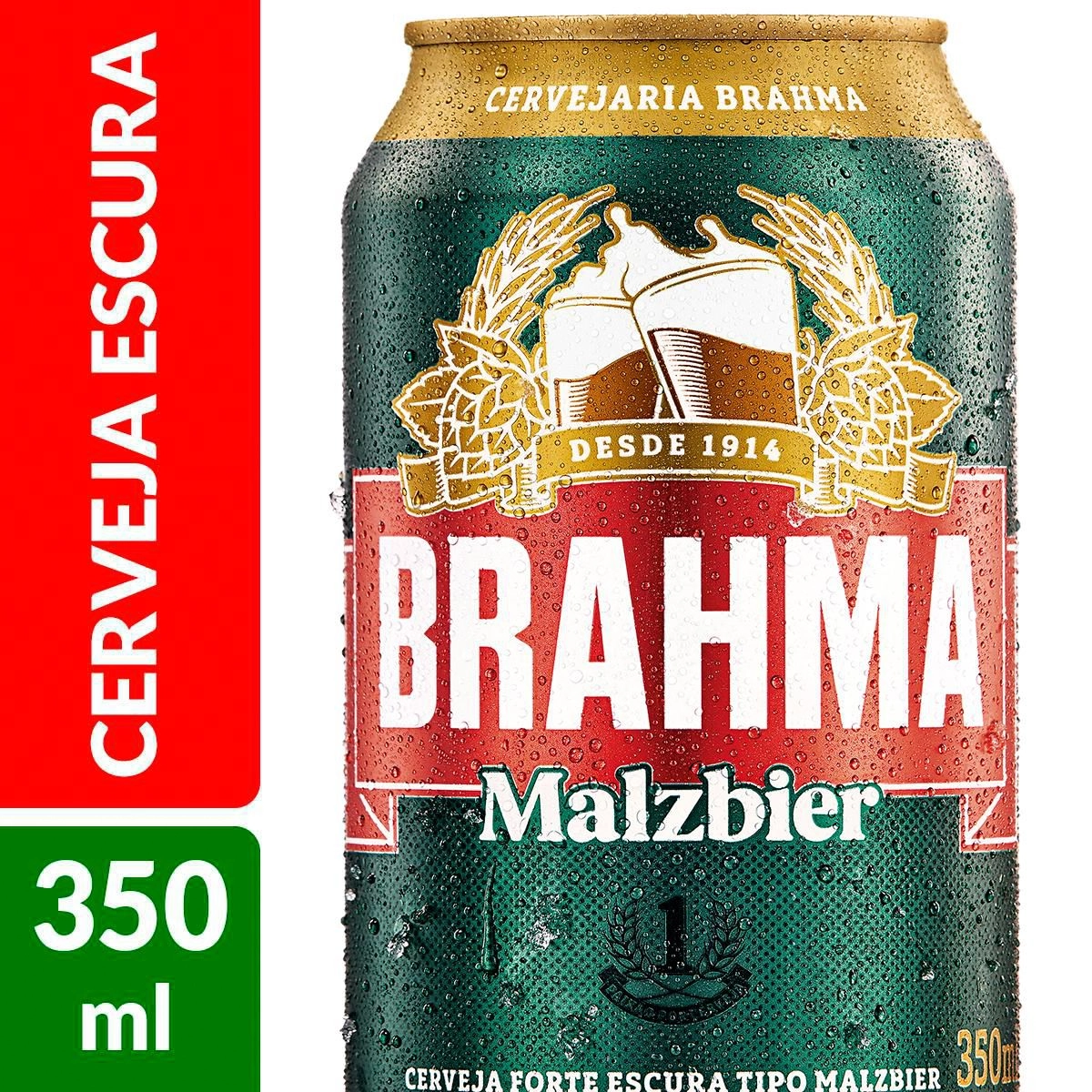 Cerveja Malzbier Brahma Lata 350ml