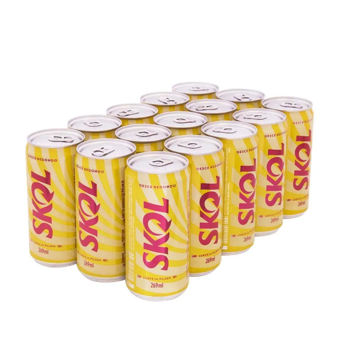 Cerveja Skol Lata 269ml