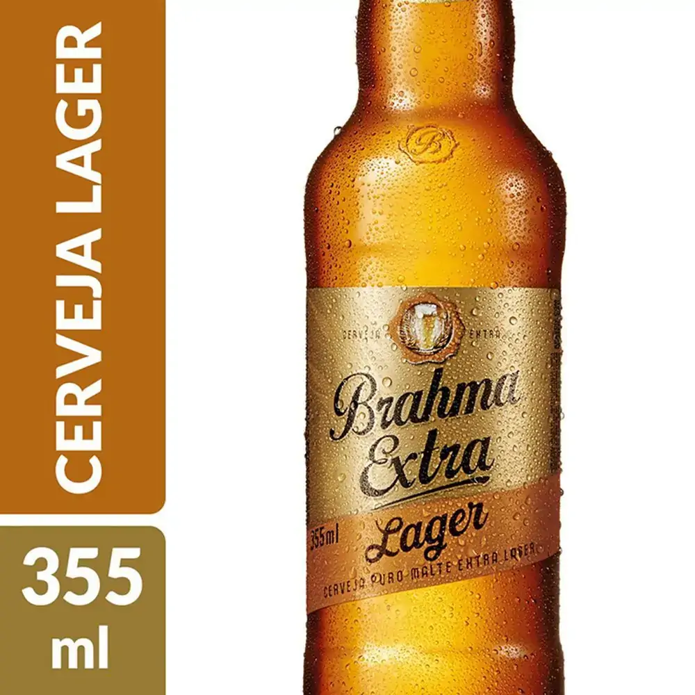 Cerveja.brahma Lager Long Neck