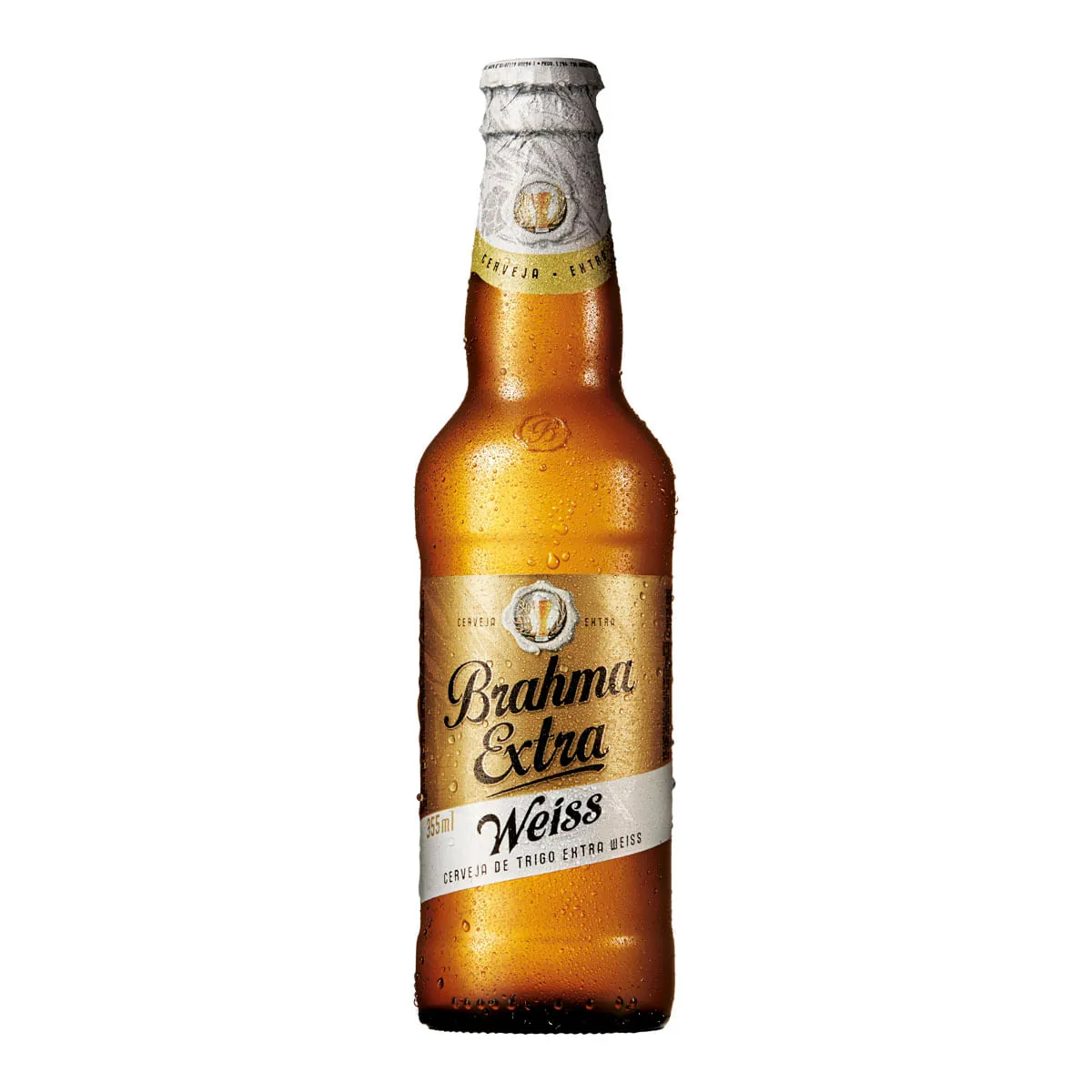 Cerveja Brahma Extra Weiss 355ml Long Neck