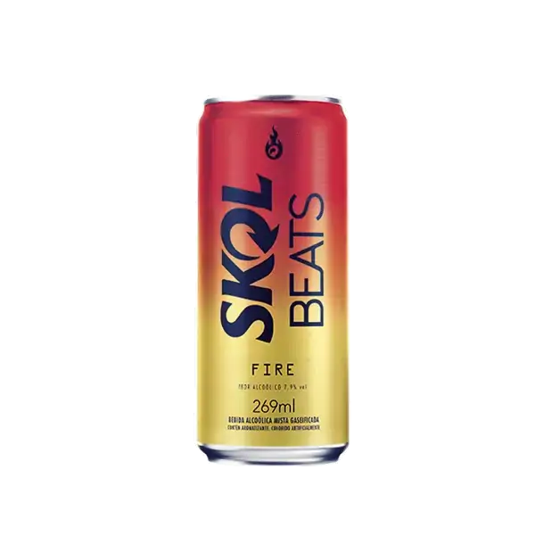 Bebida Skol Beats Lt 269ml Fire