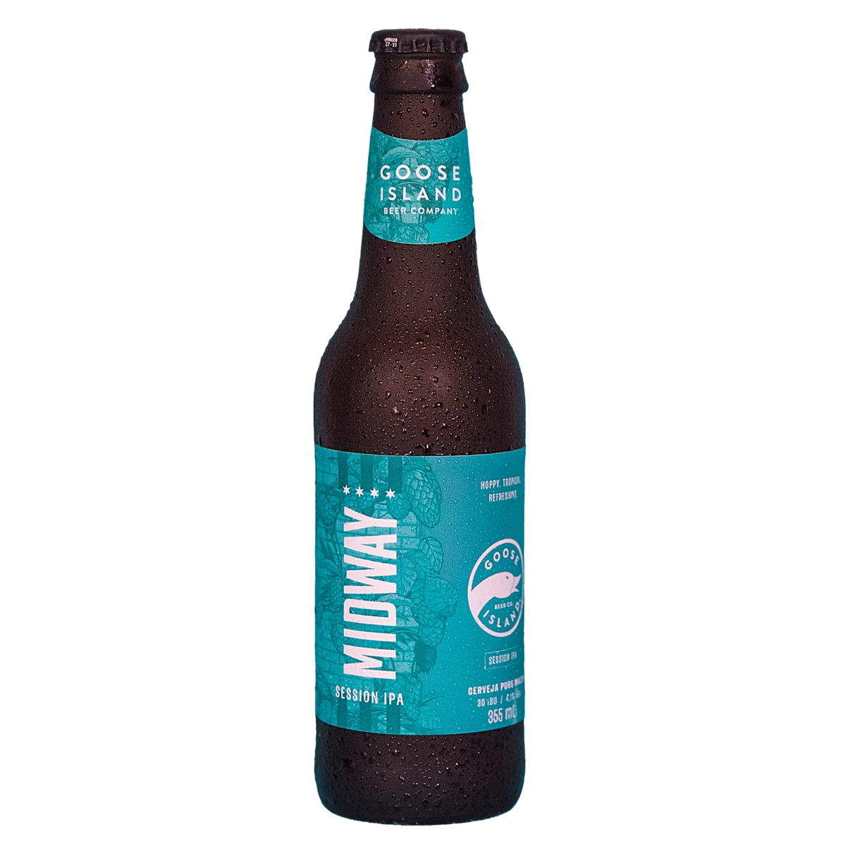 Cerveja Session Ipa Puro Malte Midway Goose Island Garrafa 355ml