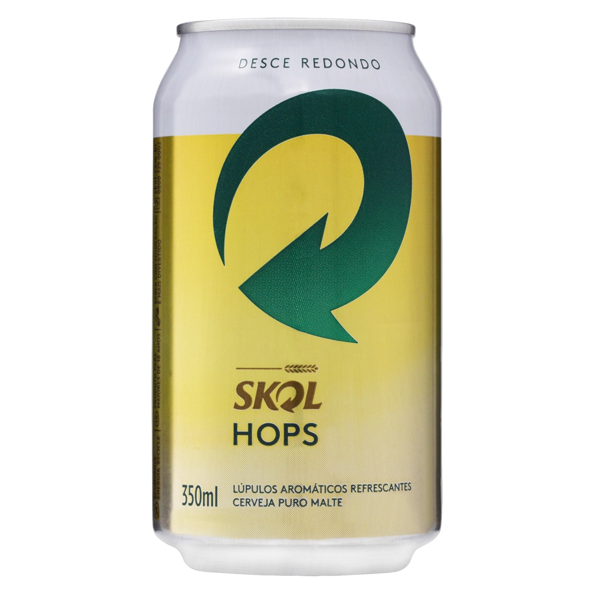 Cerveja Lager Puro Malte Skol Hops Lata 350ml