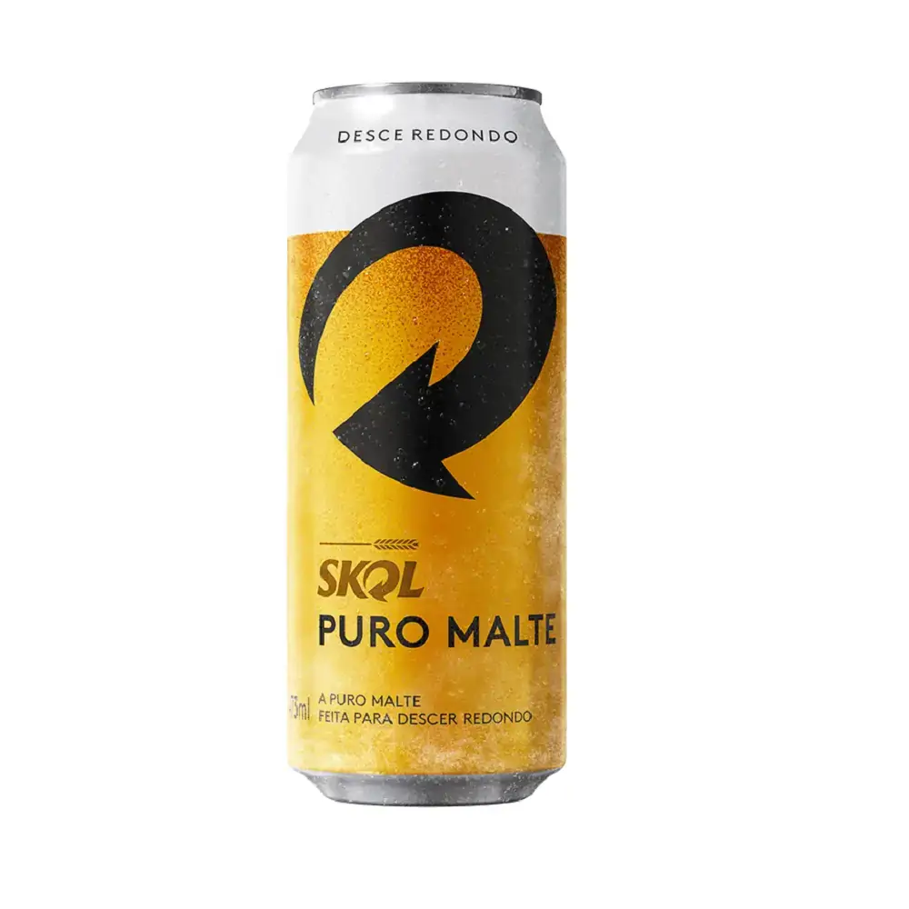 Cerveja Skol Puro Malte Lt 410ml