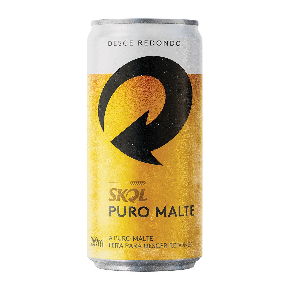 Cerveja American Lager Premium Puro Malte Skol Lata 269ml