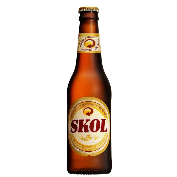 Cerveja Pilsen Skol Garrafa 355ml