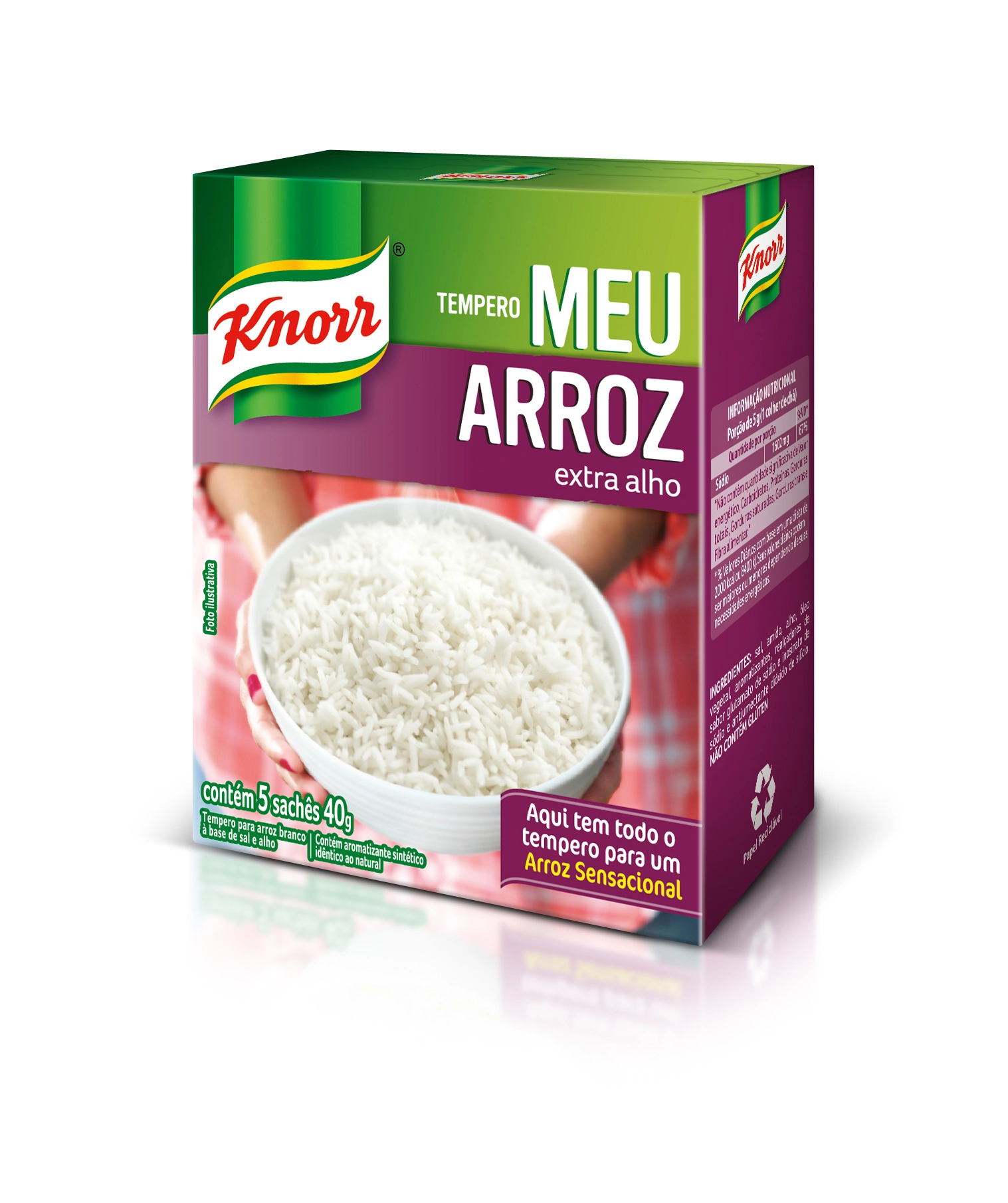 Tempero Meu Arroz Extra Alho R