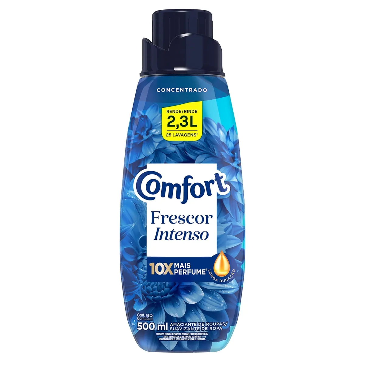 Amaciante Concentrado Comfort Frescor Intenso 500 ml