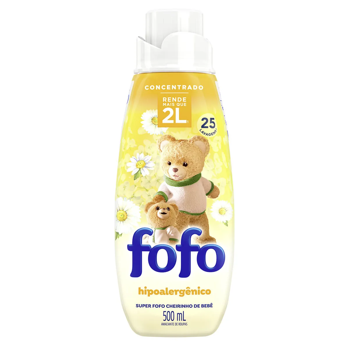 Amaciante Concentrado Fofo Cheirinho de Bebê 500 ml