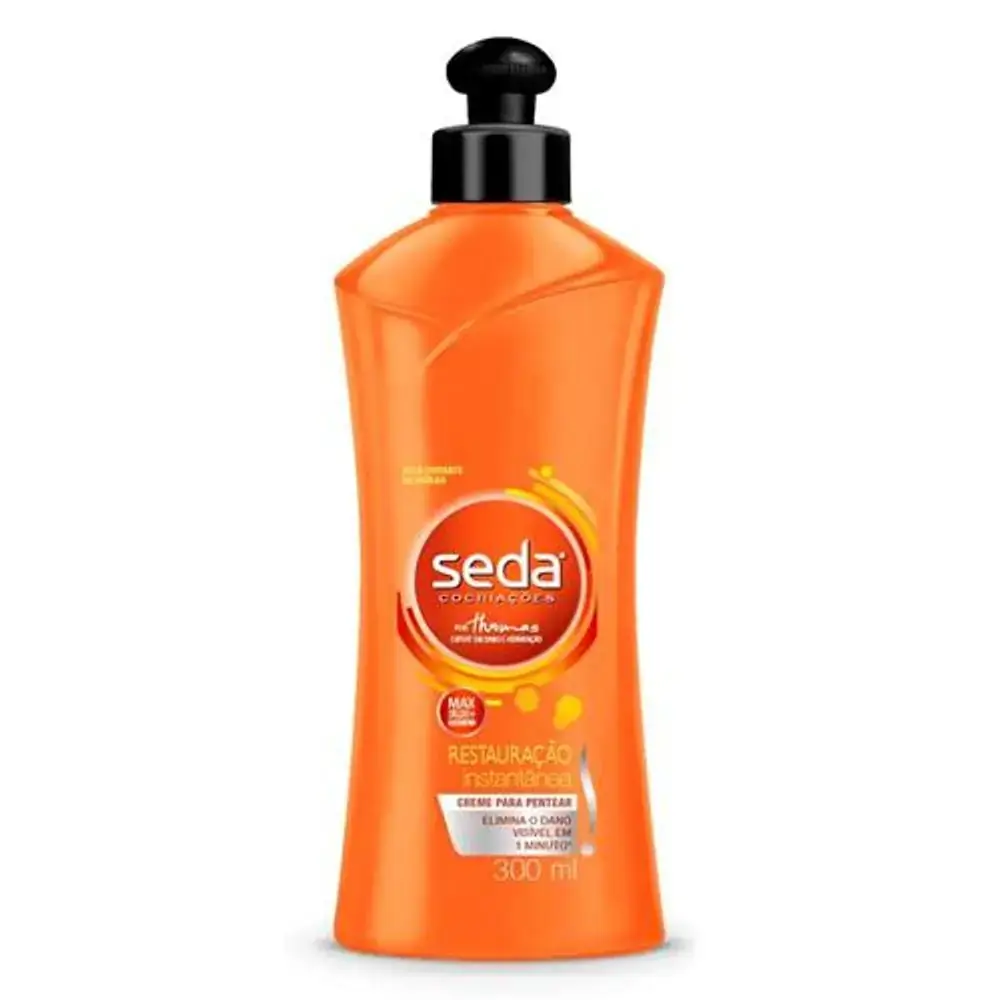 Creme Seda Pentear Camadas Destacadas