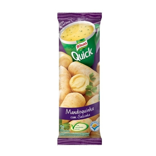 Sopa Knorr Quick Mandioquinha Com Salsinha
