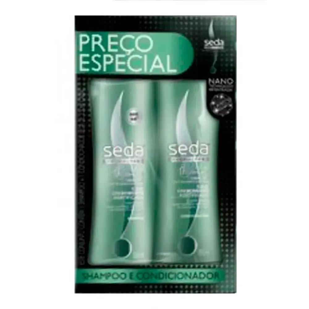 Kit Seda Shampoo Condicionador Sos C Fort
