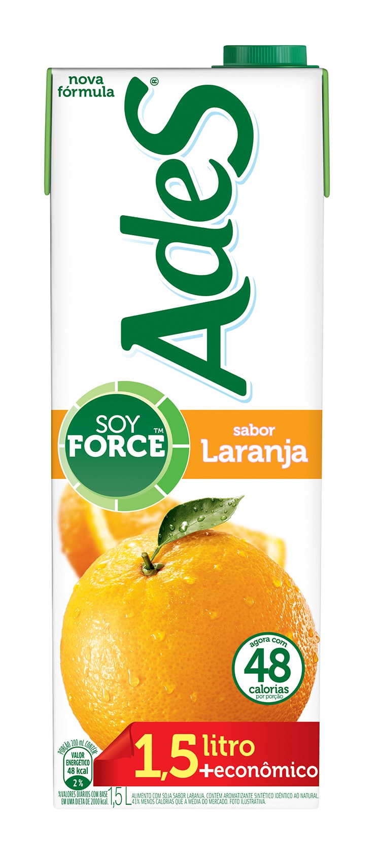 Bebida De Soja Ades Laranja 1,5l