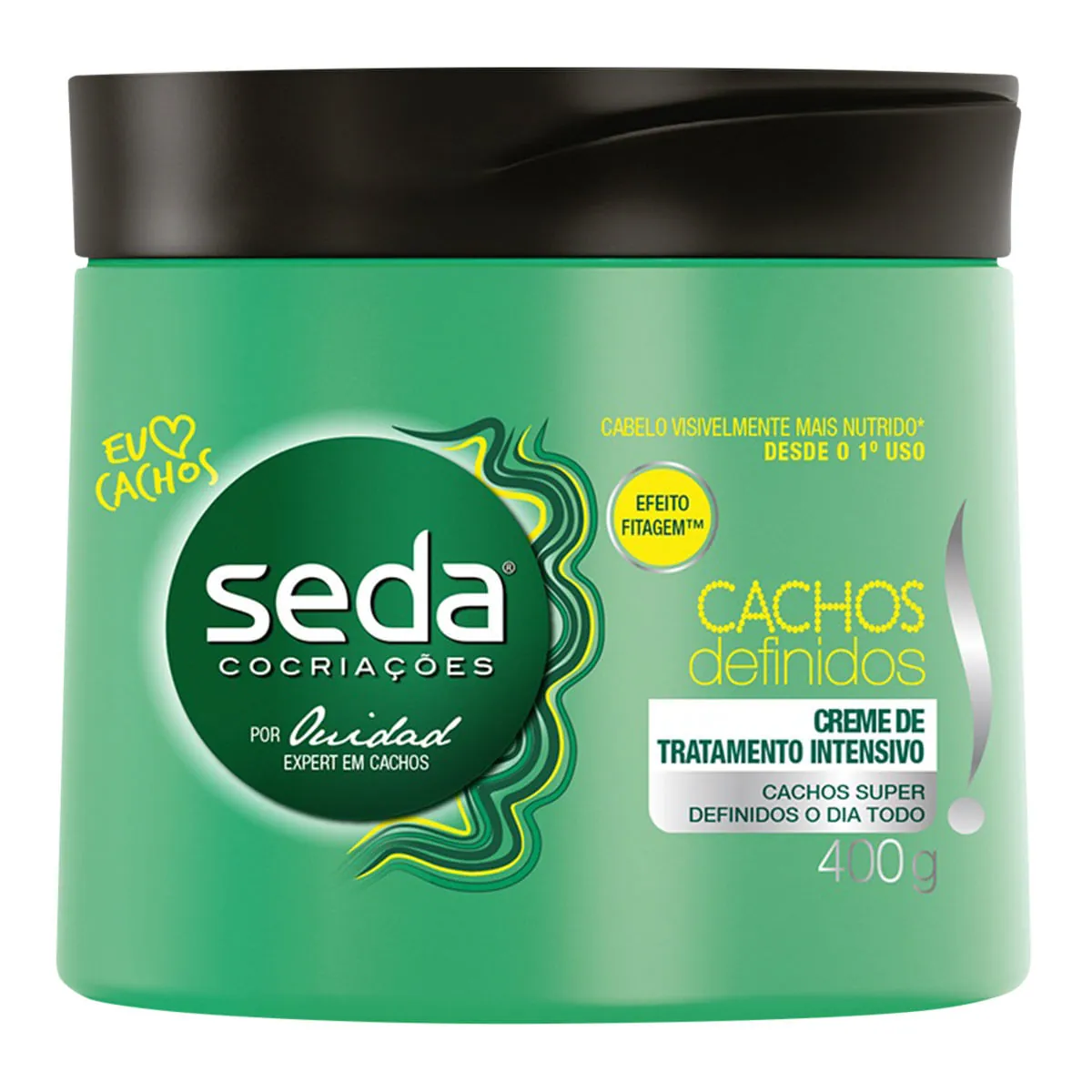 Creme De Tratamento Seda Cocriações Cachos Definidos Pote 400g