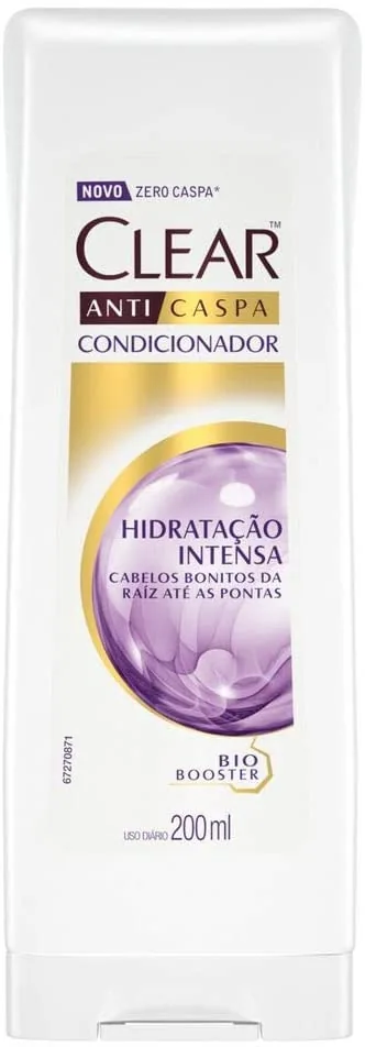 Condicionador Anticaspa Clear Hidratação Intensa 200 ml