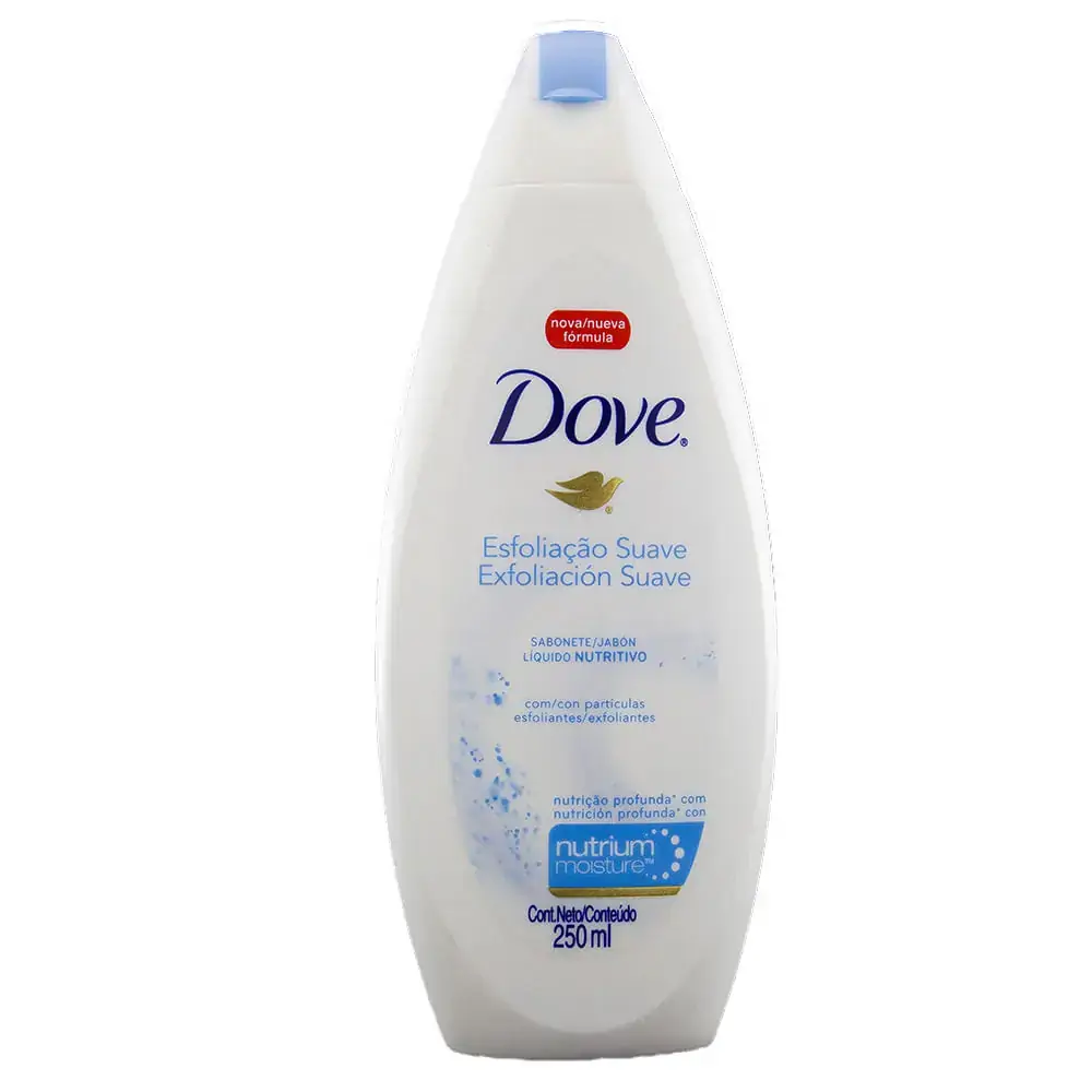 Sabonete Líquido Dove Esfoliação Suave Frasco 250ml