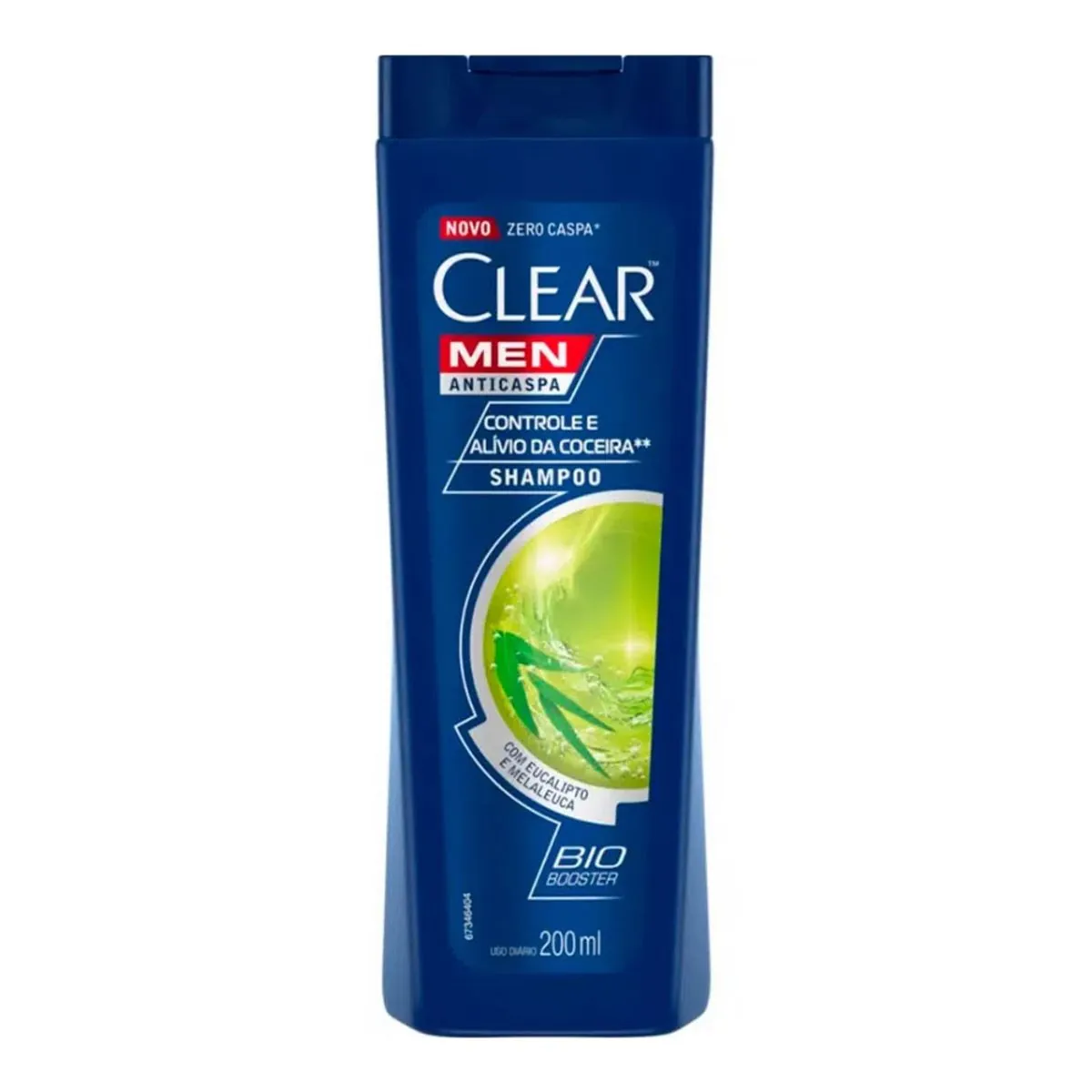Shampoo Anticaspa Clear Men Controle E Alívio Da Coceira Frasco 200ml