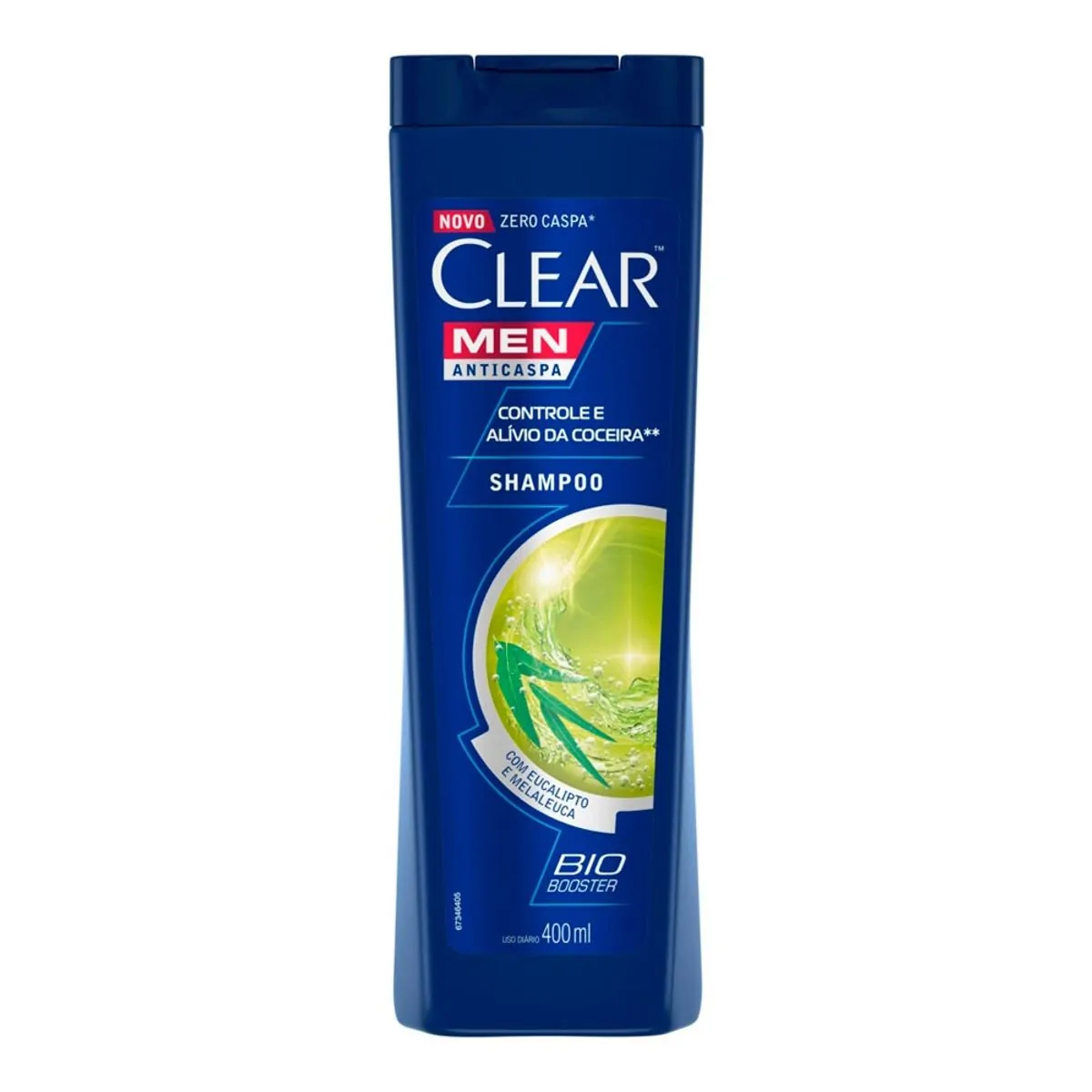Shampoo Anticaspa CLEAR Men Controle e Alivio da Coceira 400ML