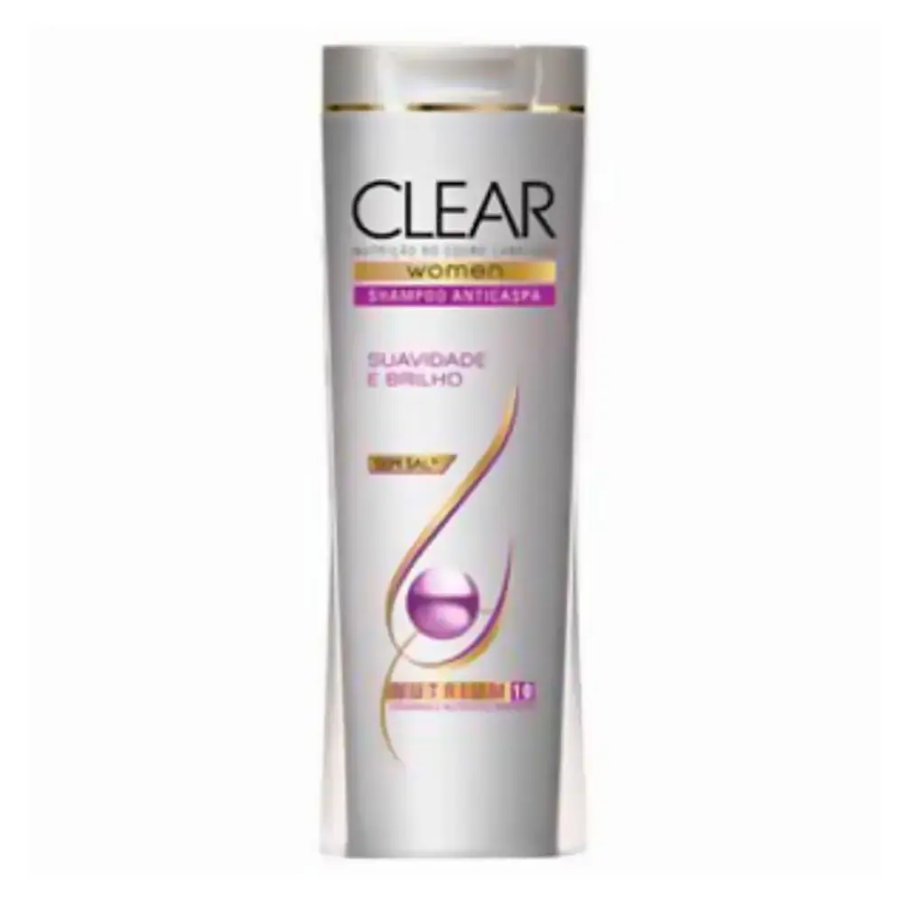 Shampoo Clear Women Anticaspa Suavidade E Brilho