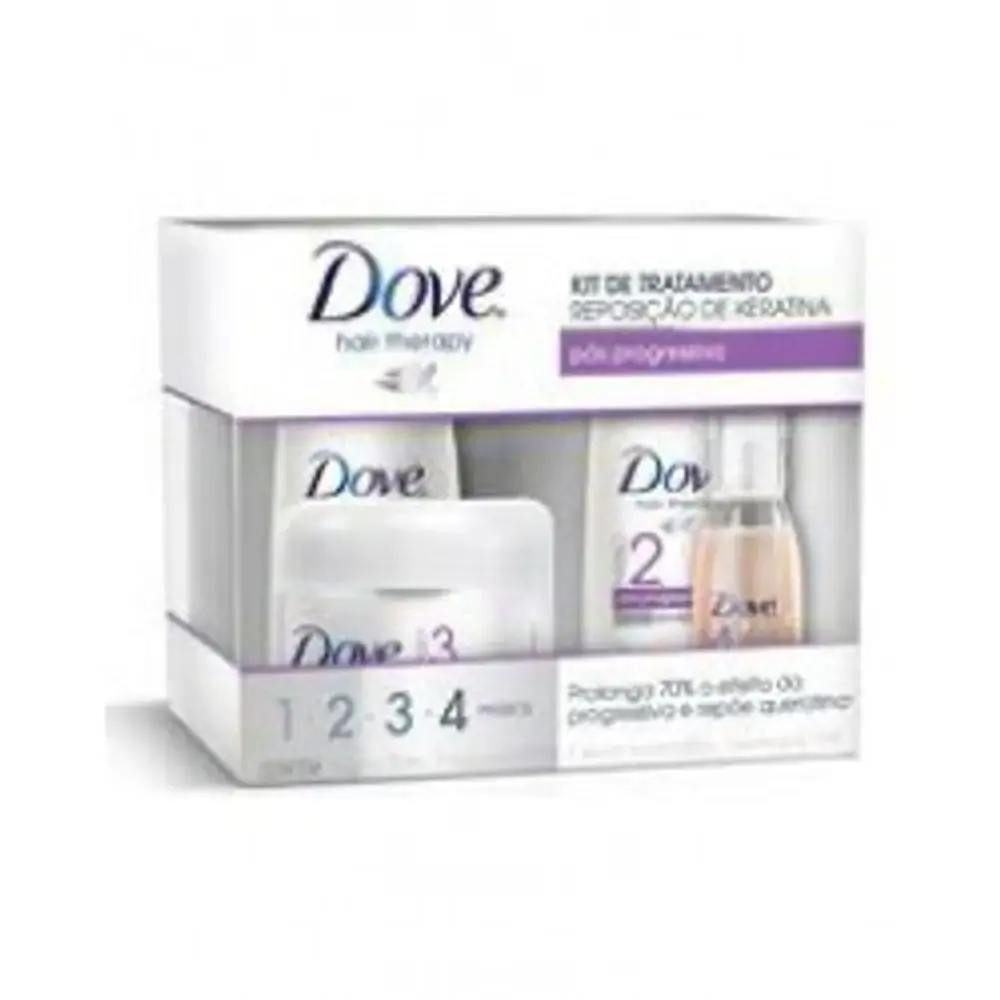 Kit Dove Shampoo Condicionador Pos Progressiva