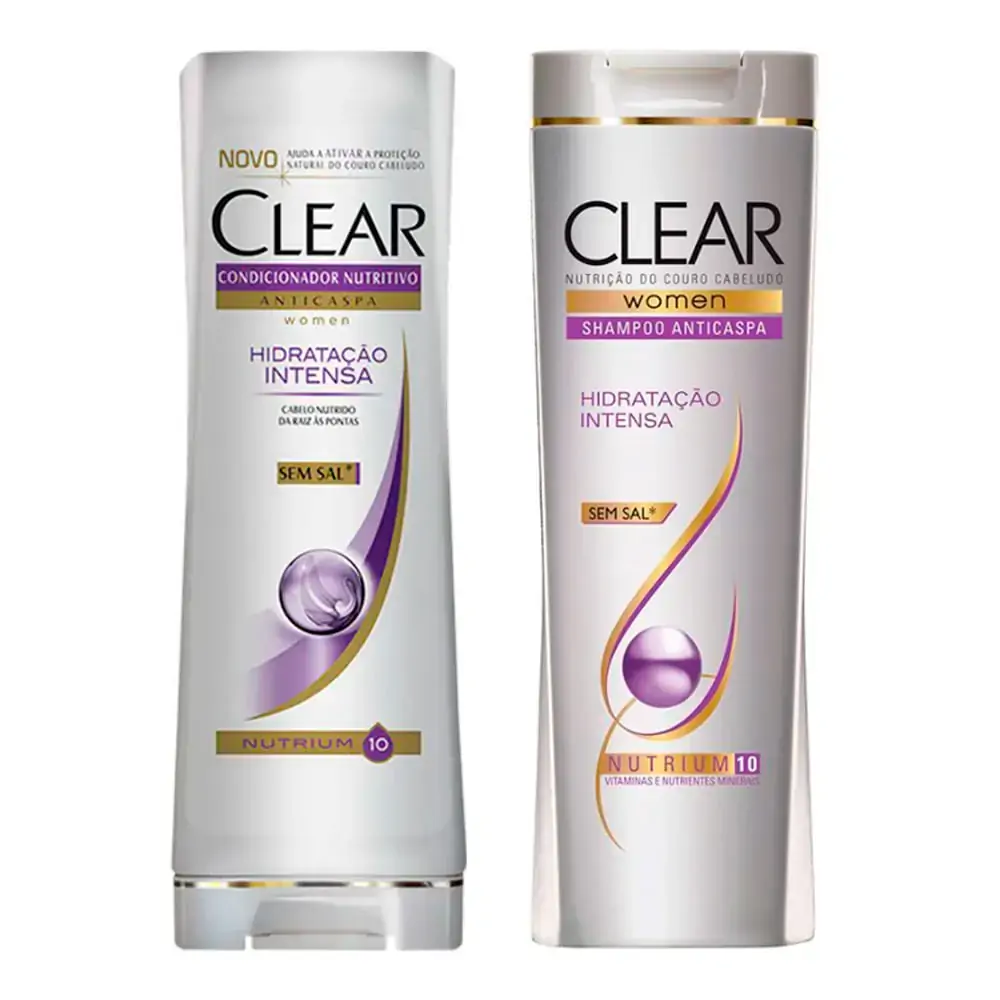 Shampoo Condicionador Clear Hidr Intensivo Pr Esp
