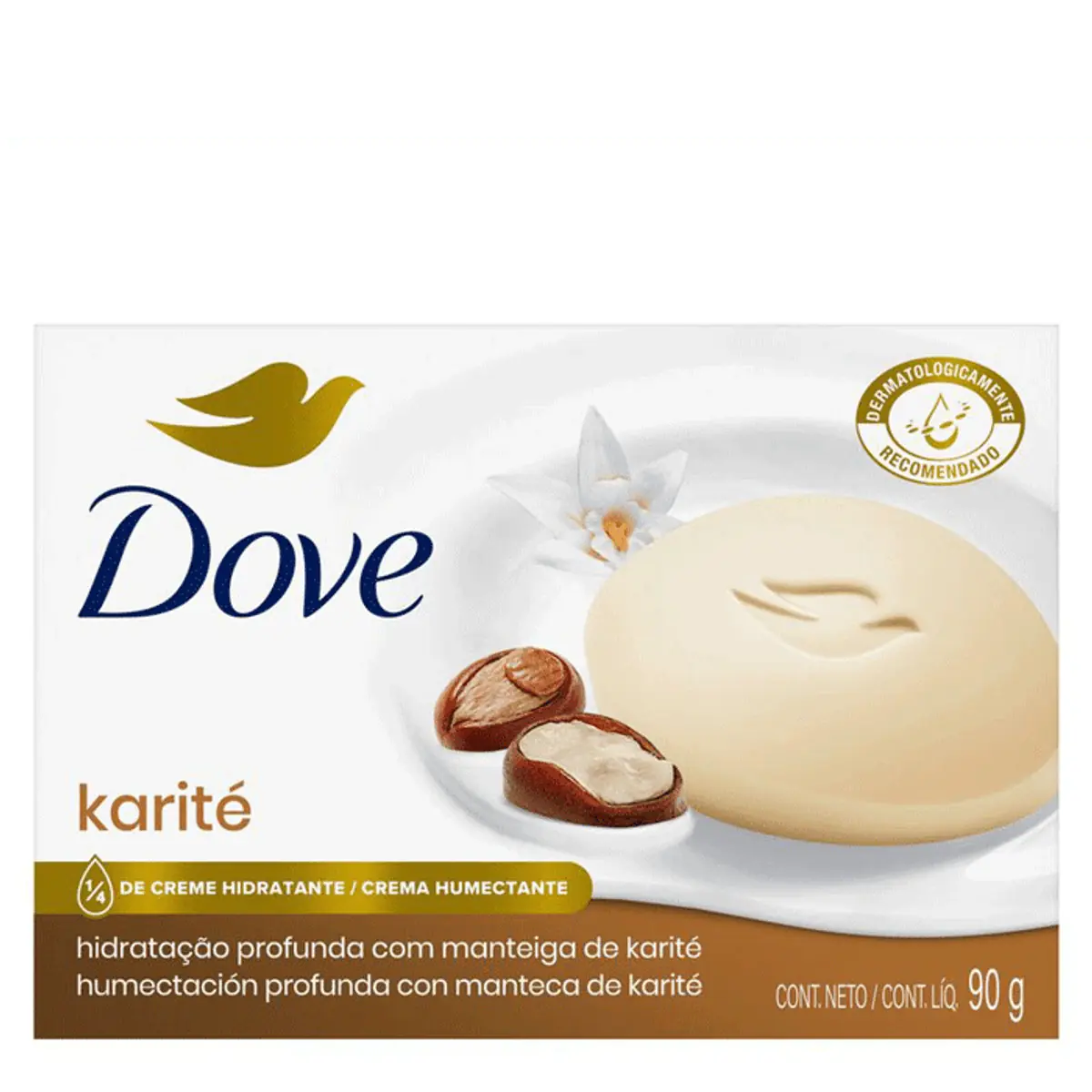 Sabonete em Barra Dove Karité e Baunilha 90g