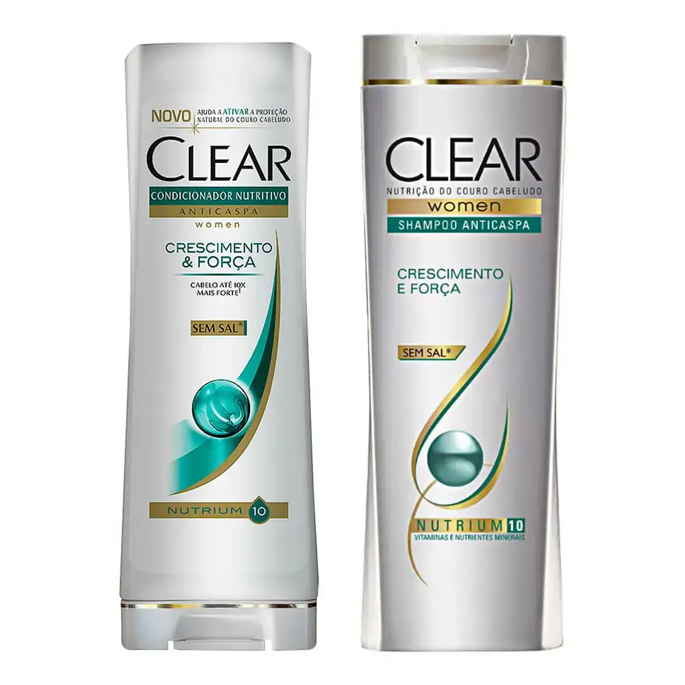Shampoo Condicionador Clear Crescimento E Forca