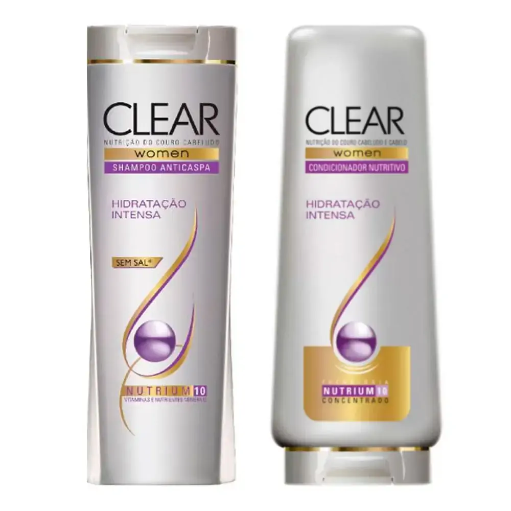 Shampoo Condicionador Clear Hidratacao Intensa