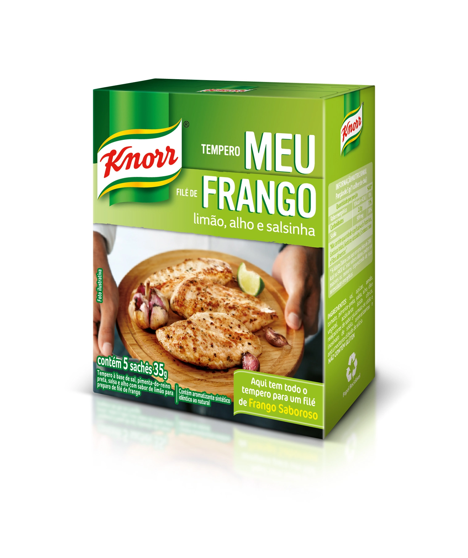 Tempero Knorr Meu Filé De Frango Limão Alho E Salsinha 35g
