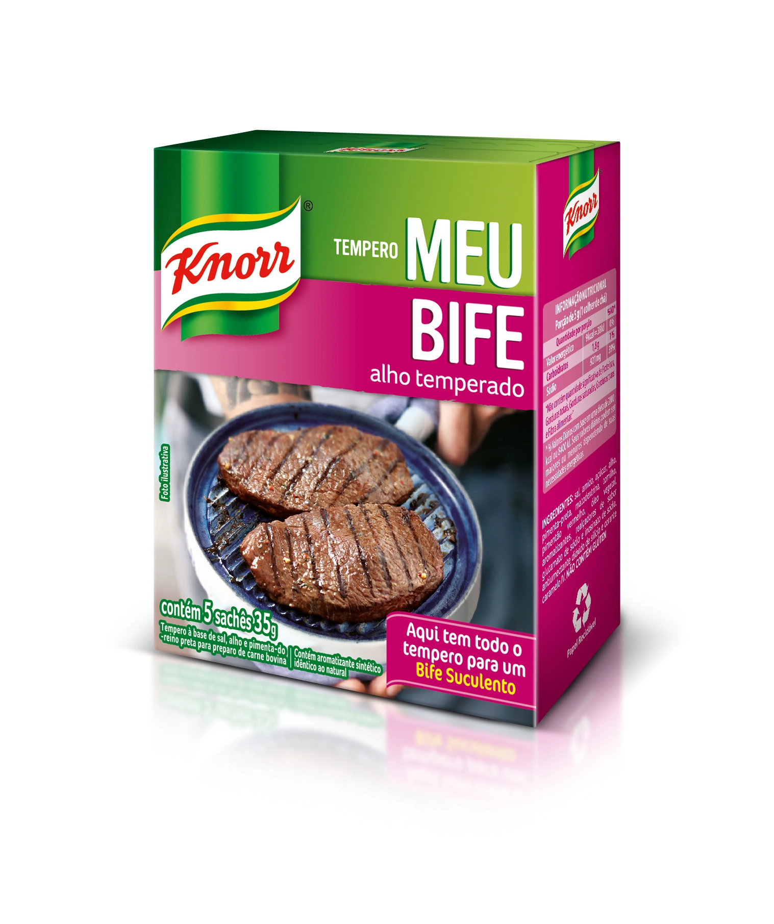 Tempero Knorr Meu Bife Alho Temperado 35g