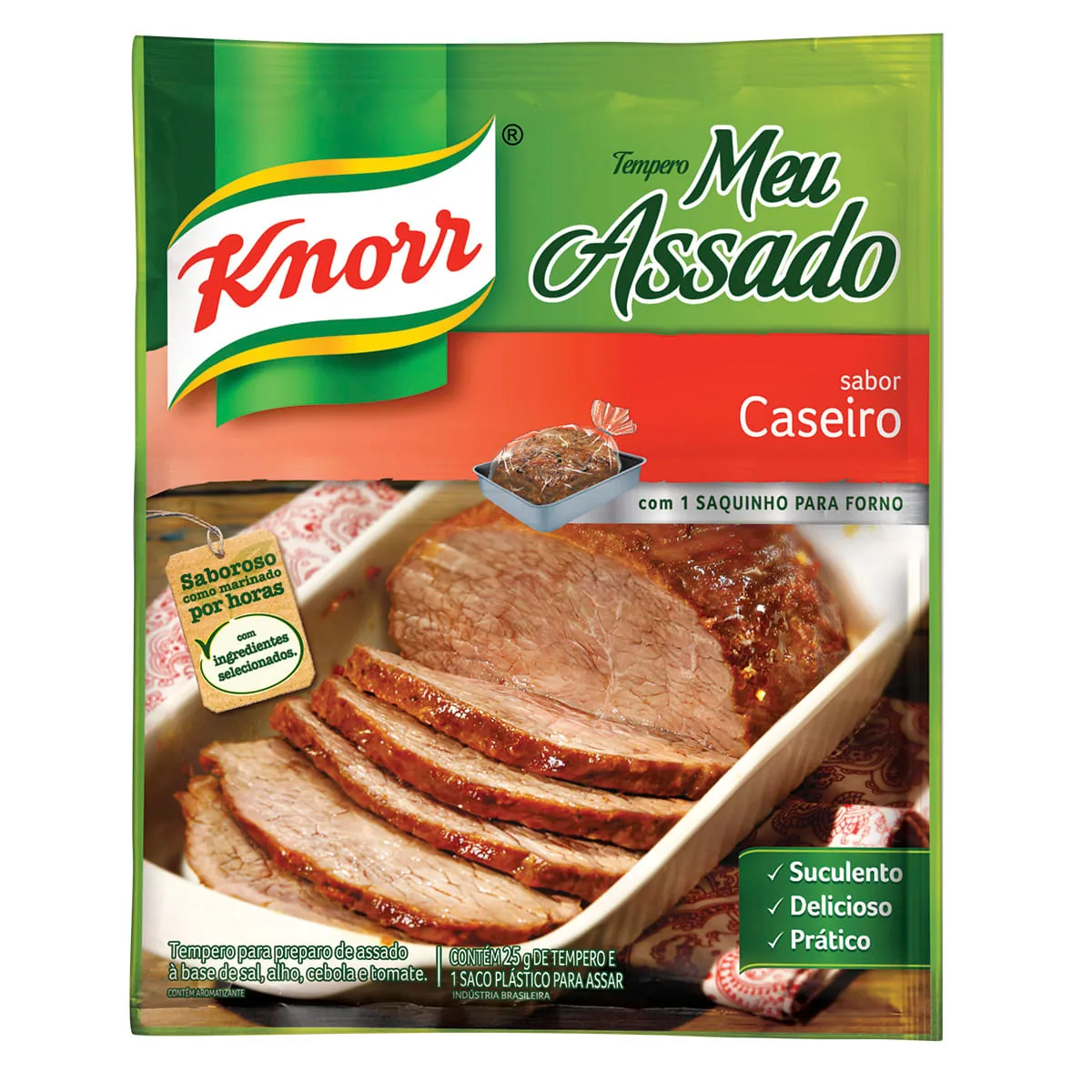 Tempero Em Pó KNORR Sabor Caseiro Pacote 25g