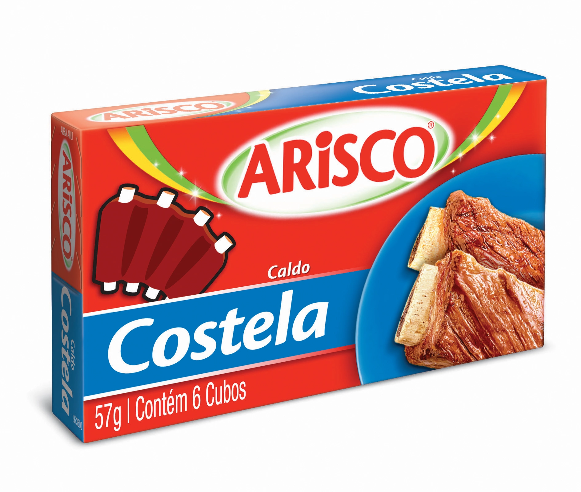 Caldo Arisco Costela 6 Cubos 57g